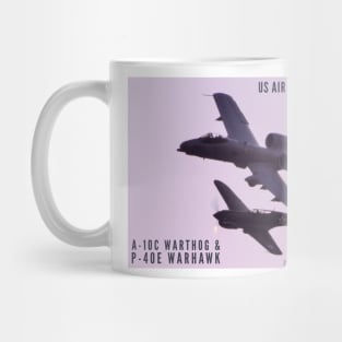 1-sided P-40 and A-10 color Mug